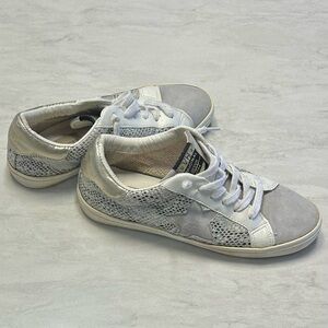 Vintage Havana Women's White & Silver Low-Top Sneakers